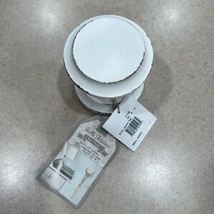 4” x 4” Distressed White Wall Hook NWT